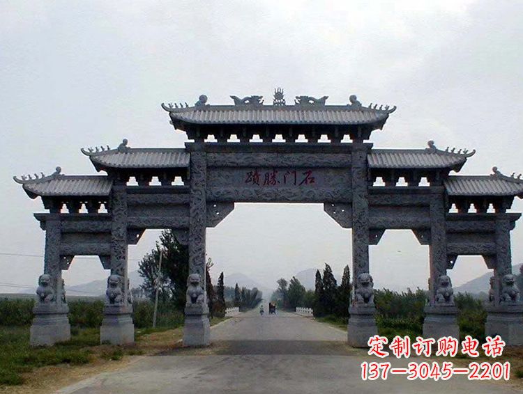 沈阳石牌坊 斗楼