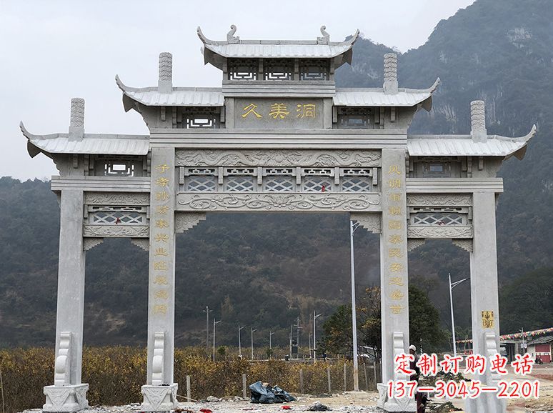 沈阳石牌坊 石雕