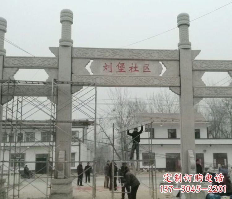 沈阳石牌坊道路石雕