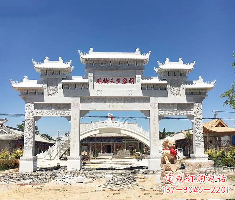 沈阳石牌坊的雕刻