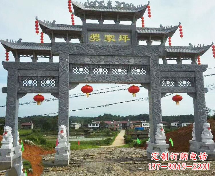 沈阳石牌坊石雕