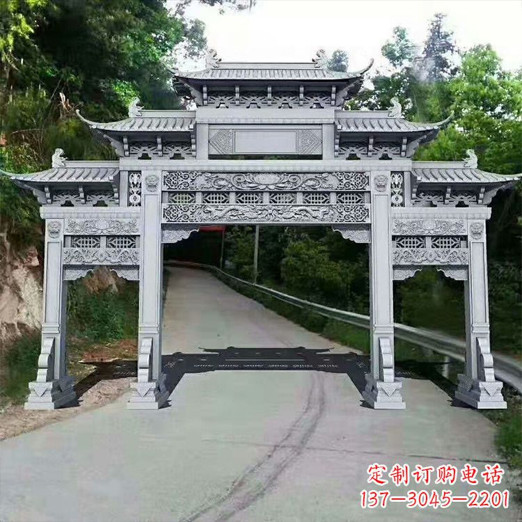 沈阳石牌楼青石牌坊