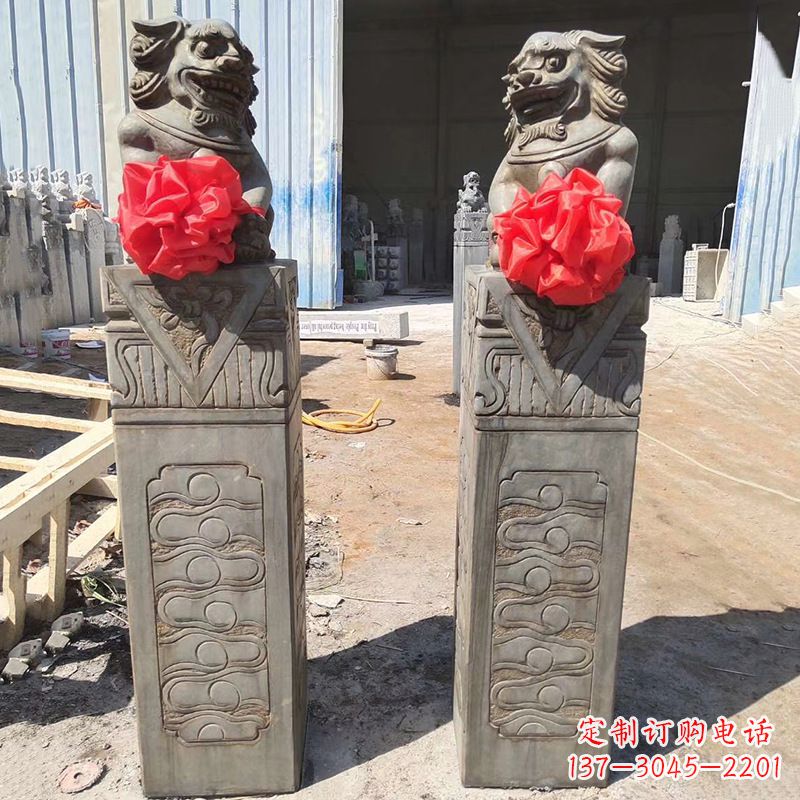 沈阳石狮子栓马桩