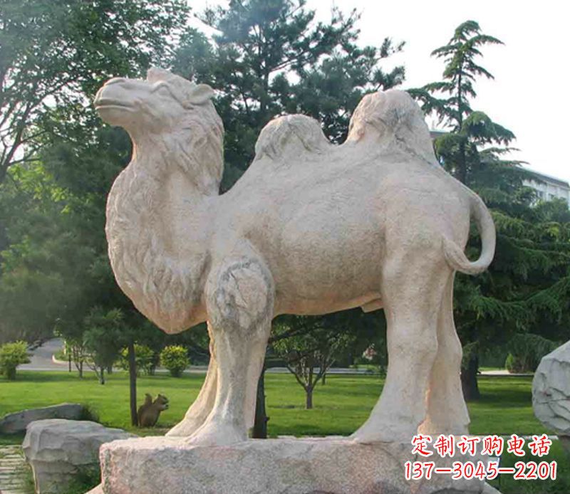 沈阳石头骆驼雕塑