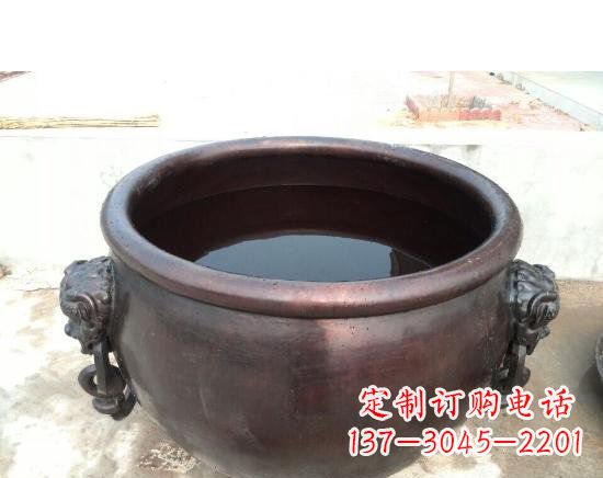 沈阳水缸寺庙铜雕