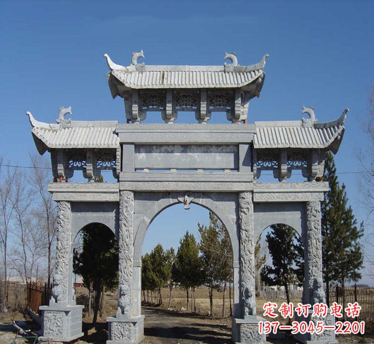 沈阳寺庙石牌坊