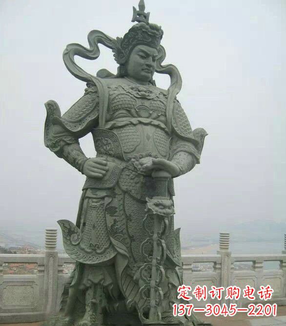 沈阳寺庙韦陀菩萨石雕
