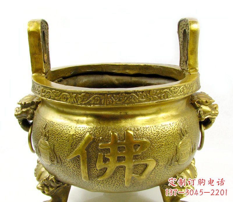 沈阳寺庙香炉铜雕 (6)