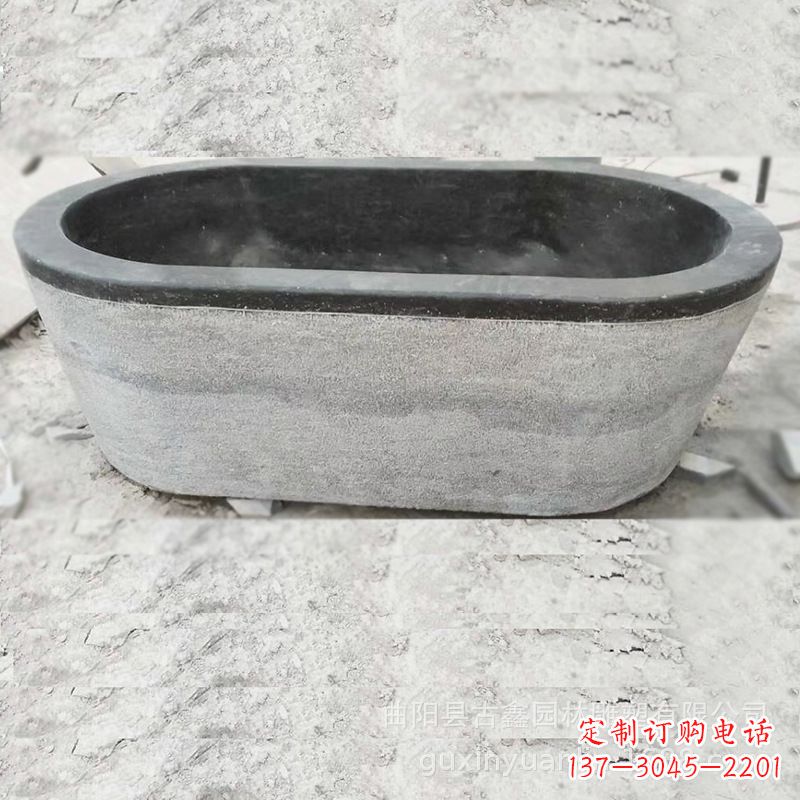 沈阳庭院养鱼石雕水槽