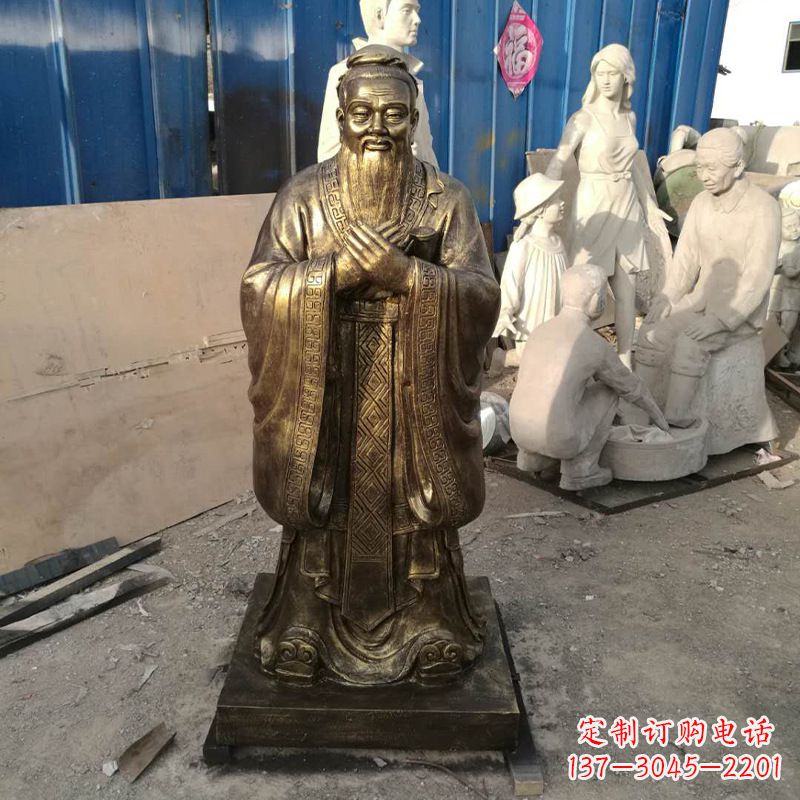 沈阳同济大学孔子雕塑