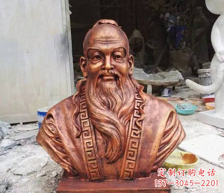 沈阳铜雕古代孙思邈人物雕塑