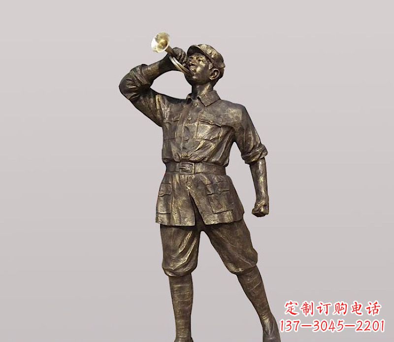 沈阳铜雕解放军战士