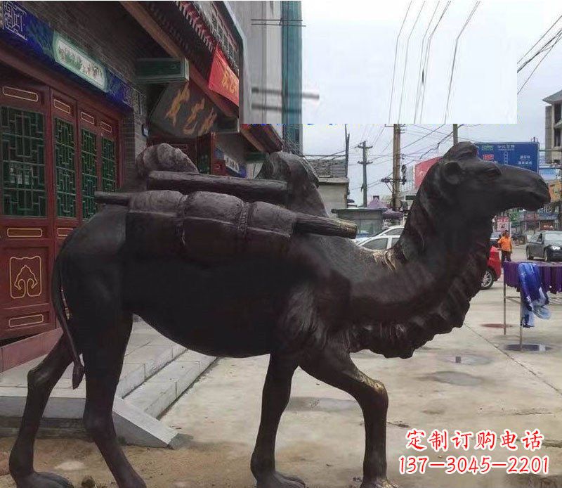 沈阳铜雕骆驼公园动物雕塑