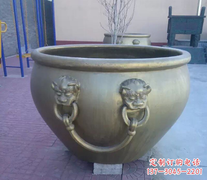 沈阳铜雕水缸