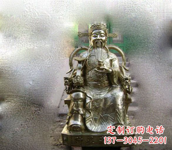 沈阳铜雕文财神