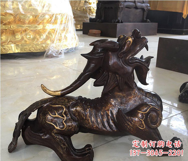 沈阳铜雕招财辟邪貔貅雕塑摆件