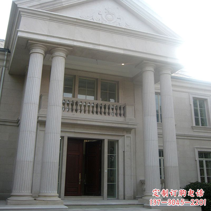 沈阳外墙罗马柱石雕