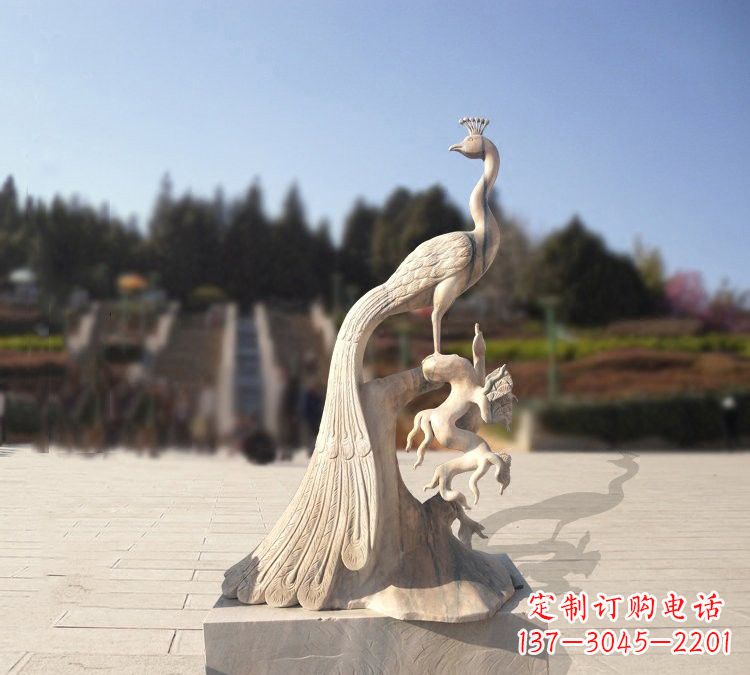沈阳晚霞红孔雀石雕