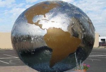 沈阳国际化地球喷泉雕塑