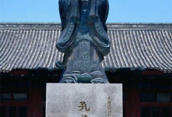 沈阳传承古代文化——青铜孔子雕塑