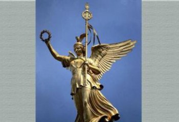 沈阳优雅的胜利女神铜雕