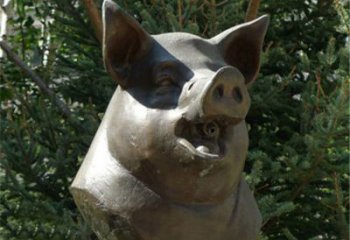 沈阳十二生肖猪首铜雕，让你敬佩万年历史的艺术精髓