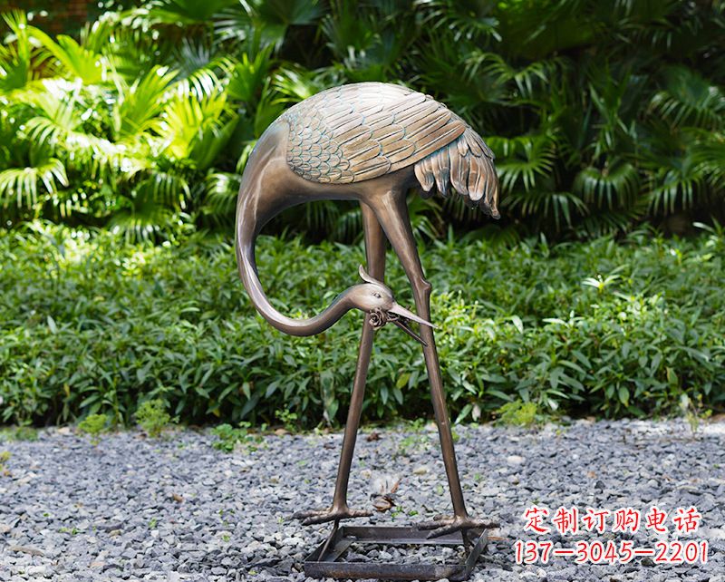 沈阳仙鹤雕塑喷泉