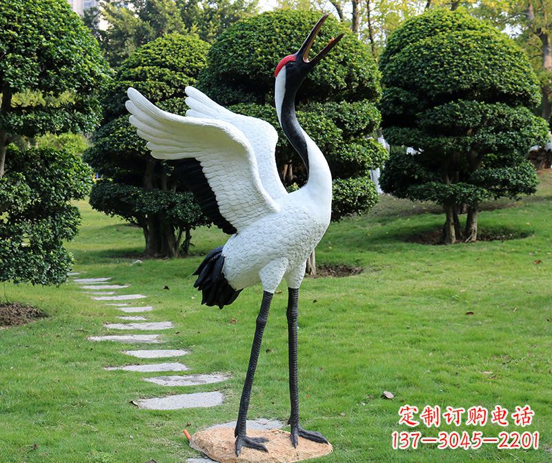 沈阳仙鹤金属雕塑