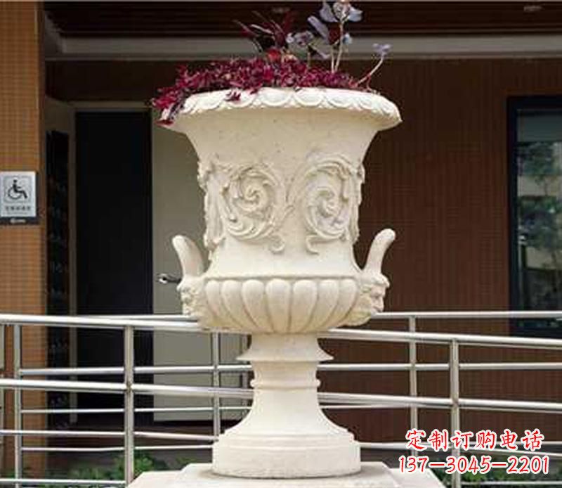 沈阳小区花盆景观石雕