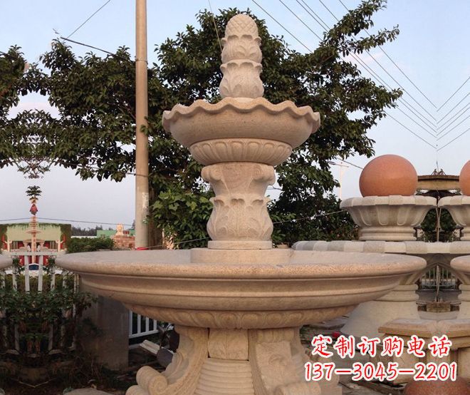 沈阳小区景观大型喷泉石雕 (4)