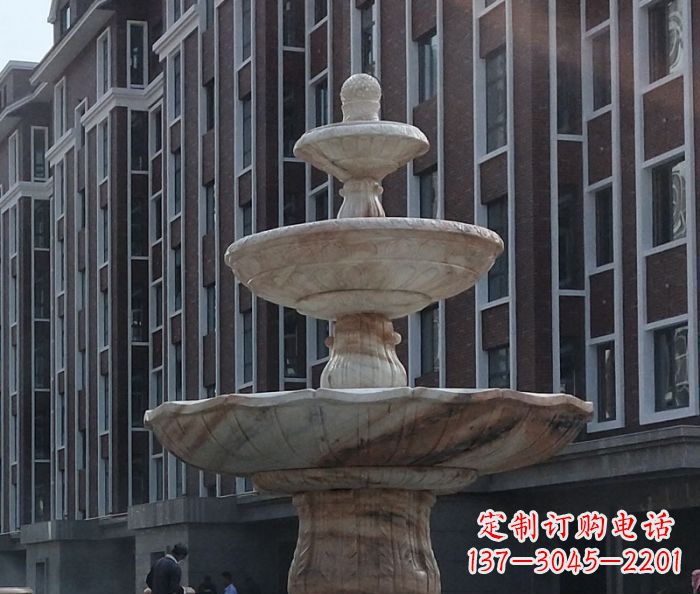 沈阳小区景观大型喷泉石雕 (6)