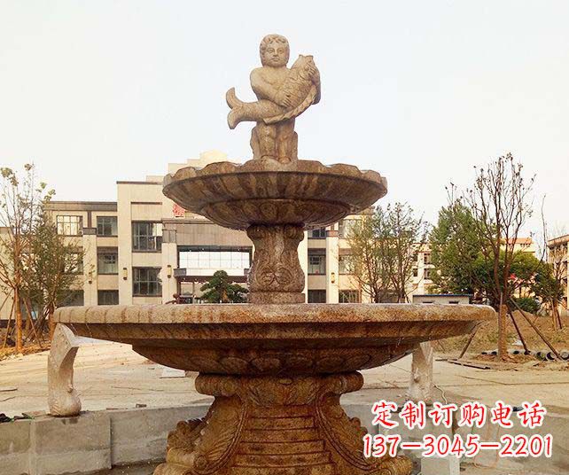 沈阳小区景观欧式喷泉石雕