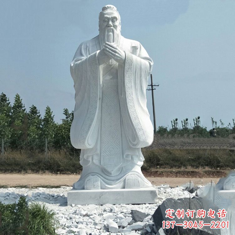 沈阳校园孔子人物雕像