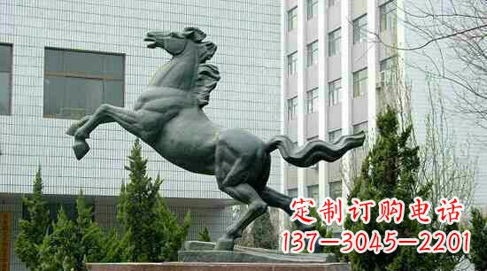 沈阳校园龙马精神铜雕