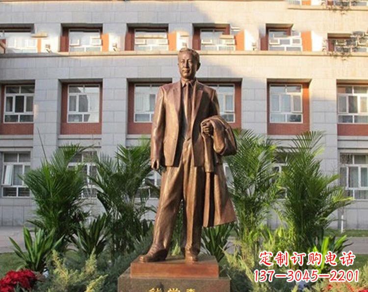 沈阳校园钱学森铜雕