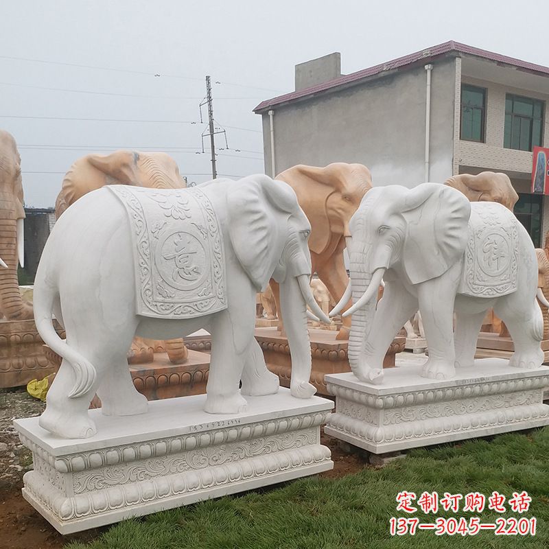 沈阳学校石雕大象