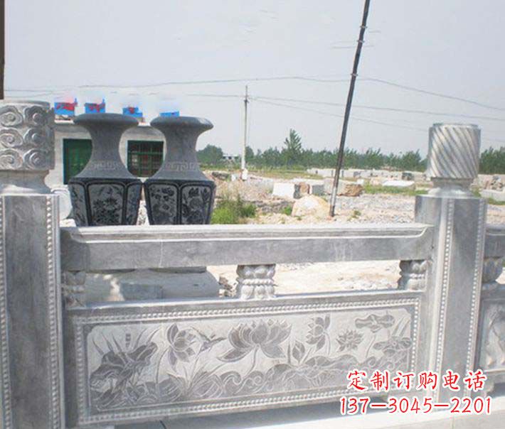 沈阳园林仿古石栏板景观石雕 (3)
