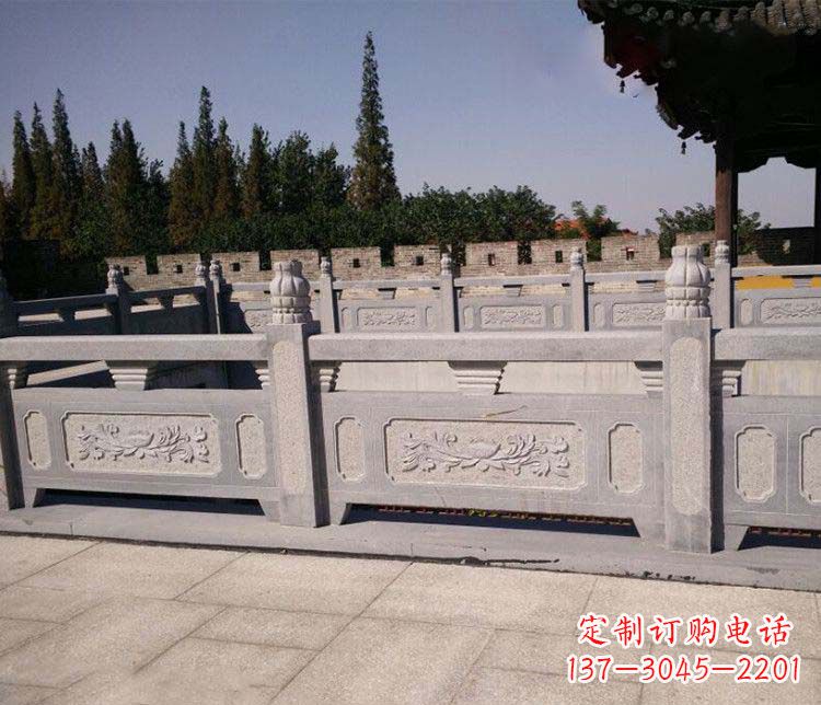 沈阳园林仿古石栏板景观石雕 (2)