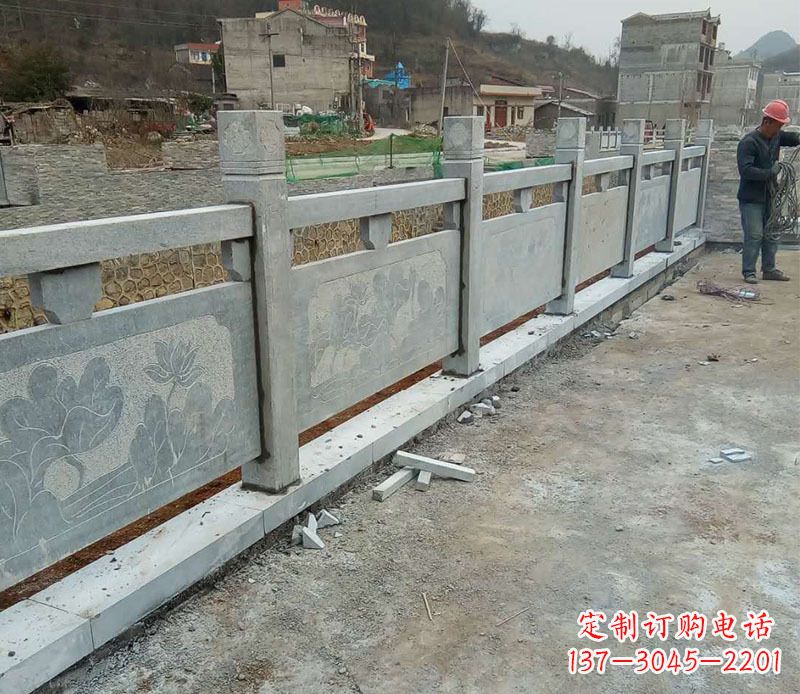 沈阳园林仿古石栏板景观石雕 (5)