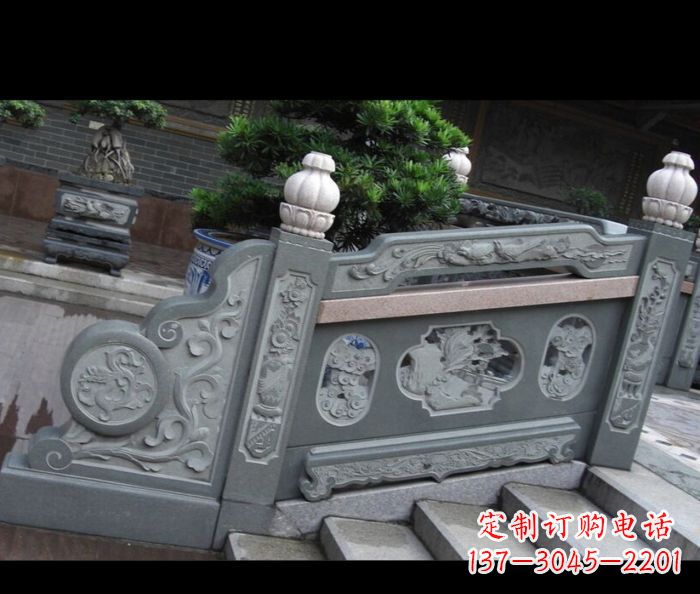 沈阳园林景观大理石栏板雕塑 (6)
