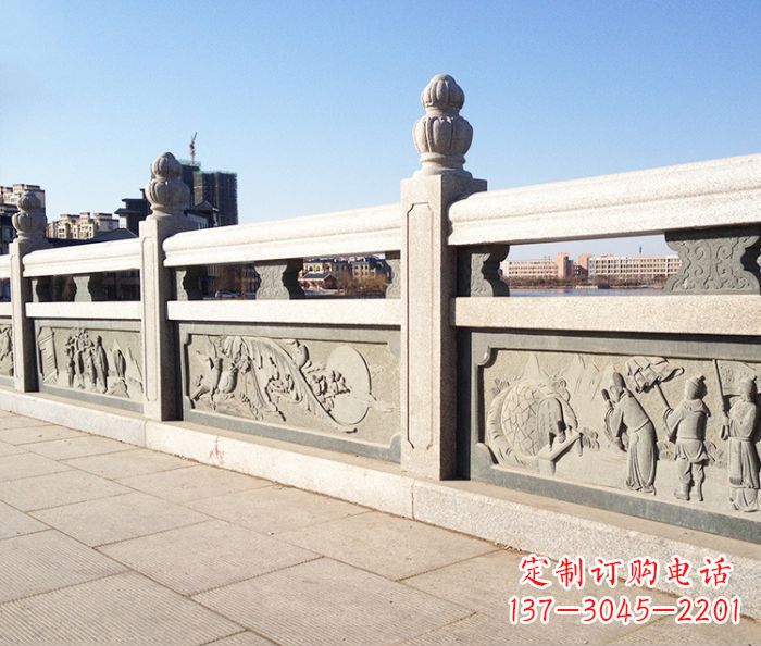 沈阳园林景观大理石栏板石雕 (8)
