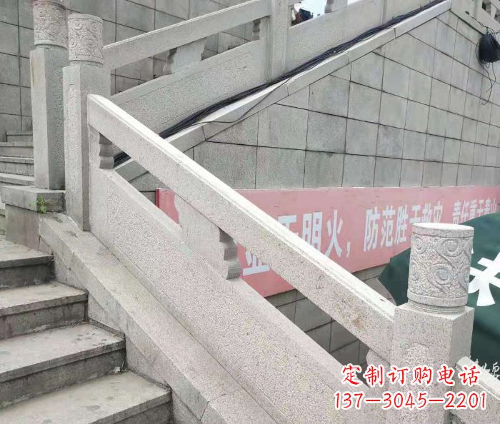 沈阳园林景观大理石桥栏板石雕_1 (2)