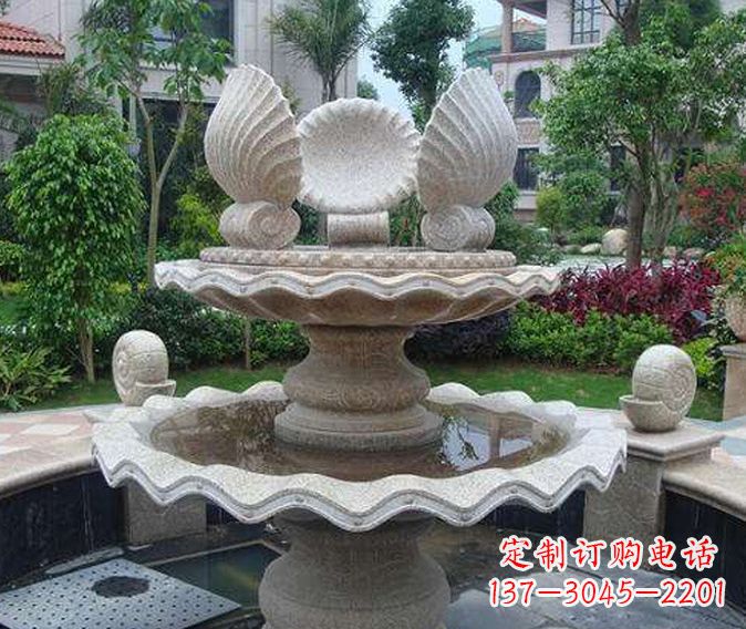 沈阳园林景观多层喷泉石雕