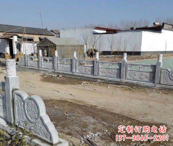 沈阳园林景观仿古栏板石雕