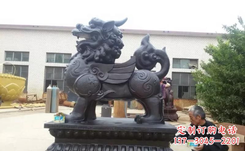 沈阳招财神兽貔貅铜雕