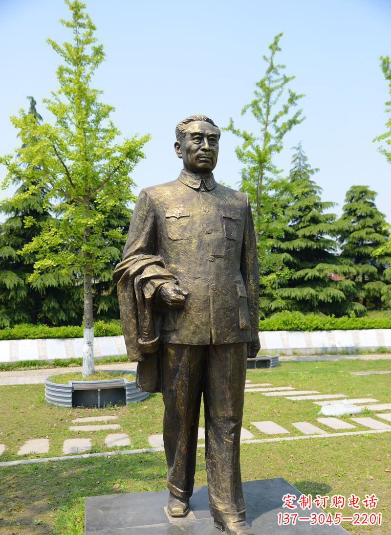沈阳周总理伟人铜雕