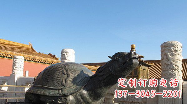 沈阳铸铜龙龟寺庙神兽铜雕