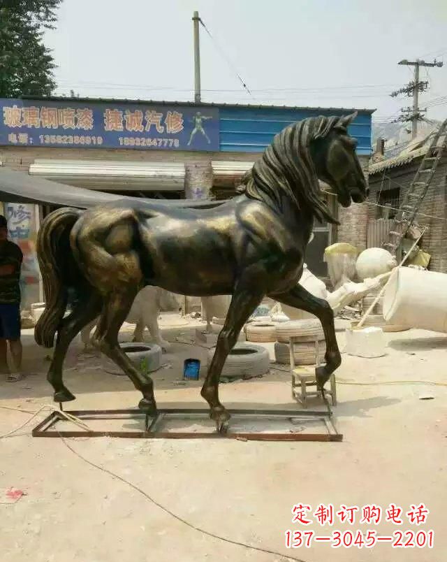 沈阳铸铜马雕塑