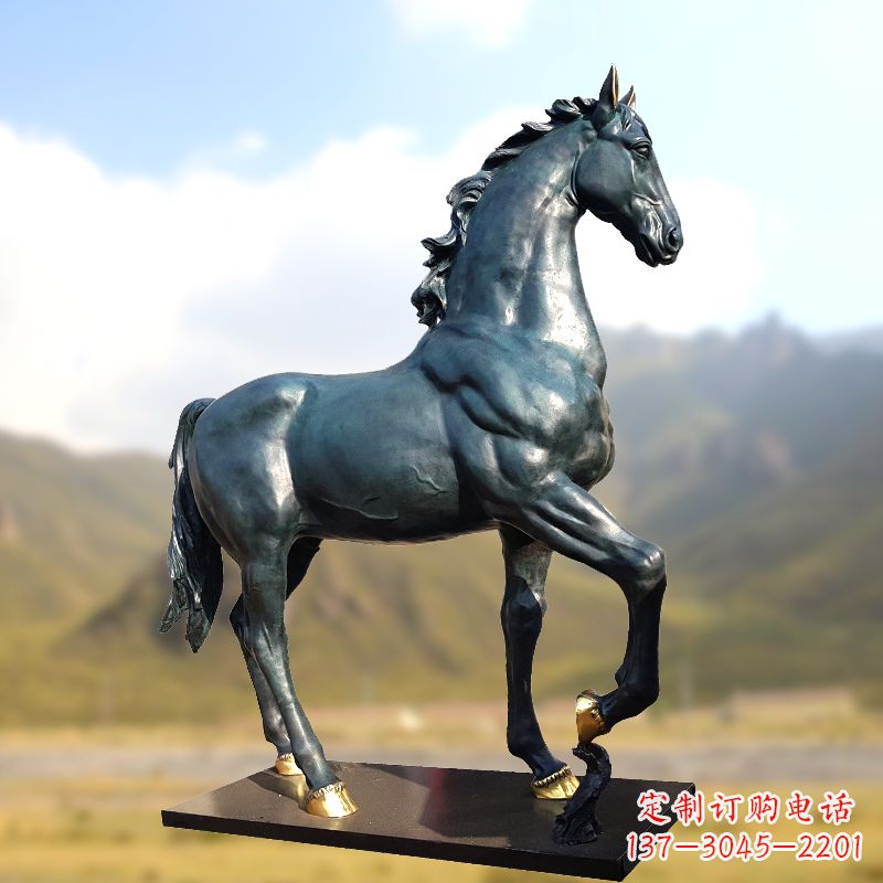 沈阳铸铜马铜雕塑