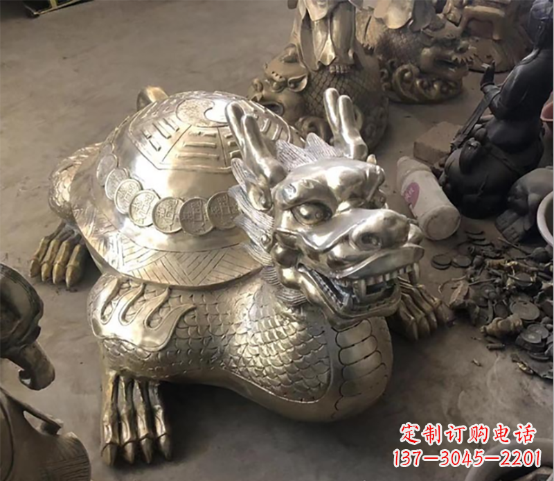 沈阳龙龟铜雕塑